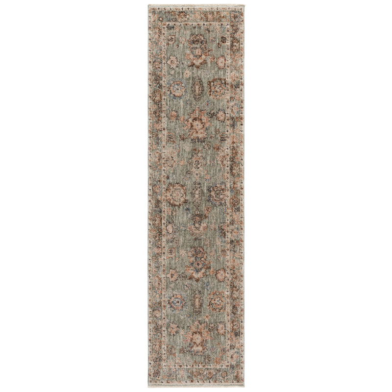 Lrl1630 Vintage Oushak Performance Oriental Rug, Runner 2' x 8'
