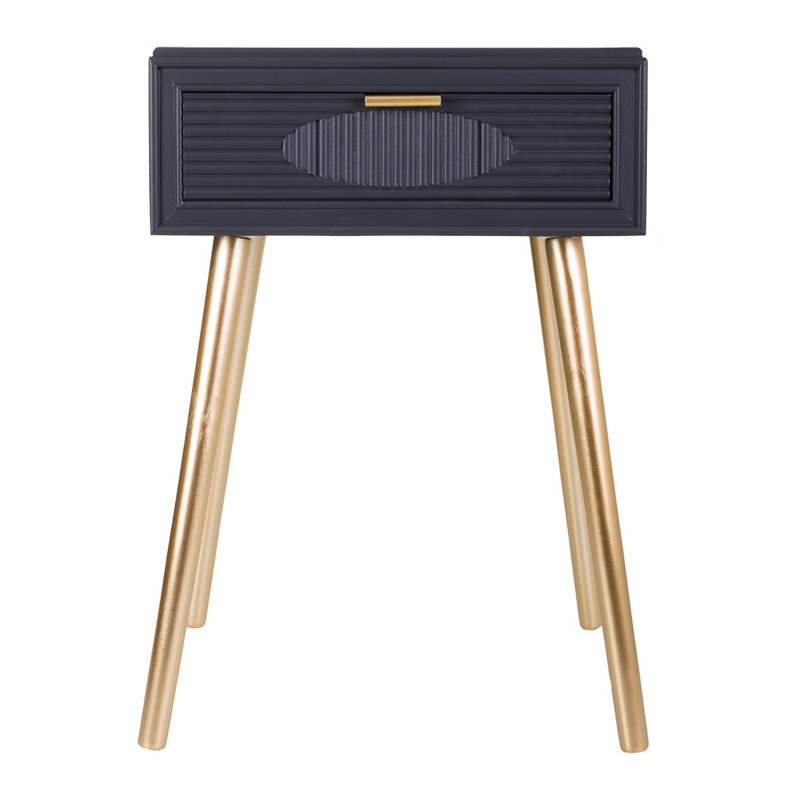 Ajang 47cm W Manufactured Wood Bedside Table
