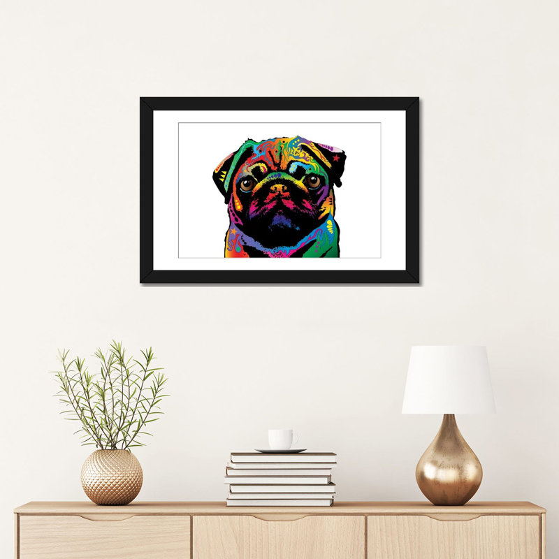 Reproduction d’art giclée sur toile tendue par Michael Tompsett, H 16 po x l 24 po x P 1 po, Papier d'art encadré noir, Blanc