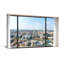 Vue de paysage urbain à travers un cadre de fenêtre Z251225161612195184-1492607785