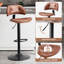 Tabouret de bar pivotant et réglable en hauteur avec repose-pieds-363651515-341806896