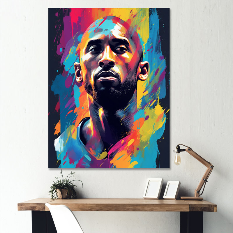 «Kobe Memory II», reproduction sur toile, Toile tendue, H 32 po x l 16 po x P 1 po
