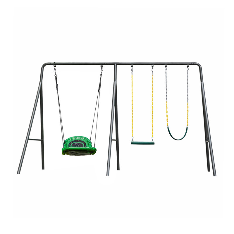 Ensemble de terrain de jeu simple avec extension de 6 pi et balançoire gobaplay