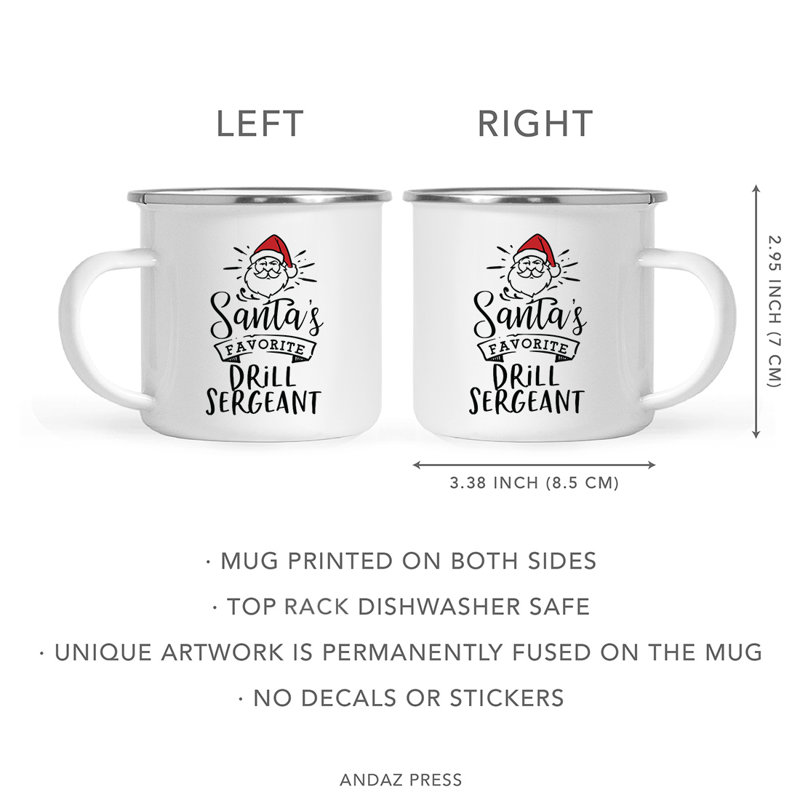 Tasse de camping militaire Yunus Santa's Favorite, Aide-soignant militaire