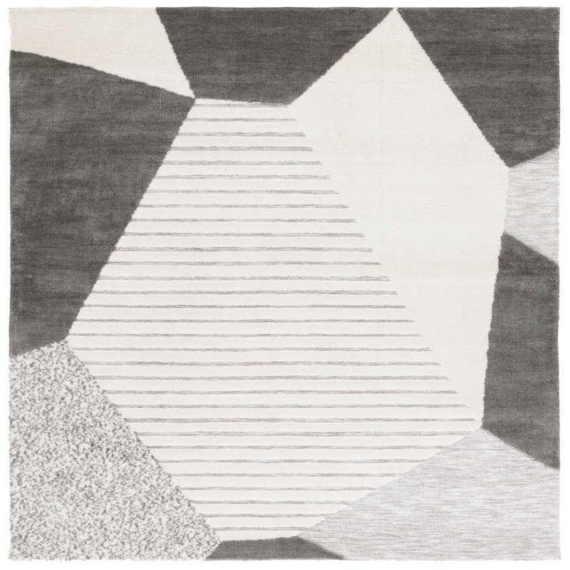Tapis abstrait Liebal Performance Performance, Carré 6 pi