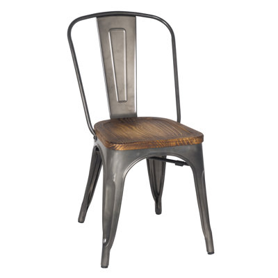 Chaise d'appoint en métal 74522