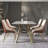 Simple Modern Rectangular Rock Slab Dining Table-110979440