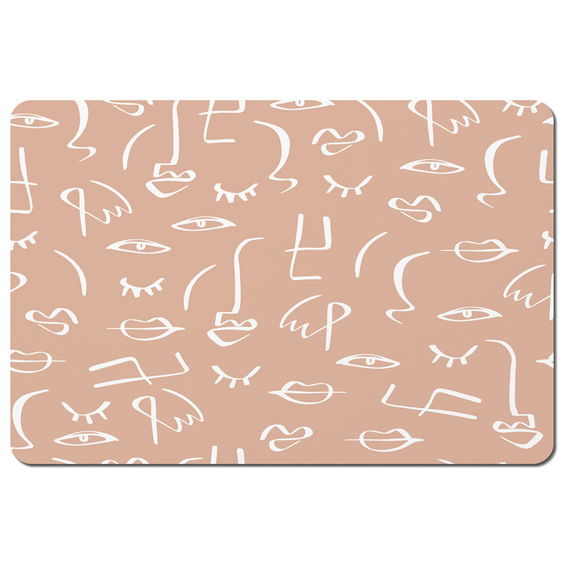 Drucill Wood No Pattern Rectangle Placemat