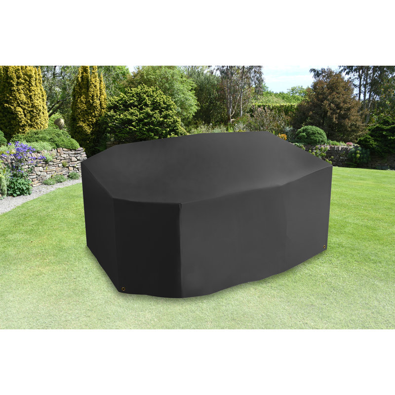 Dakota Outdoor Patio Dining Set Cover, Black