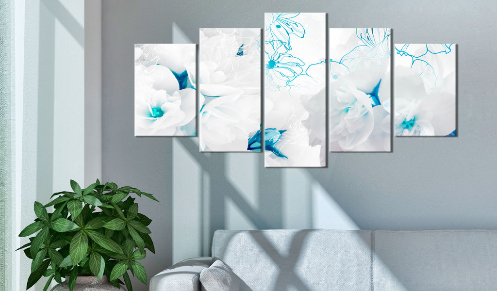 Lark Manor Turquoise Threads Art Print on Canvas | Wayfair.co.uk