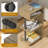 14.96'' W Metal Nightstand