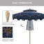 Parasol de patio 9 pi Outsunny-461689809