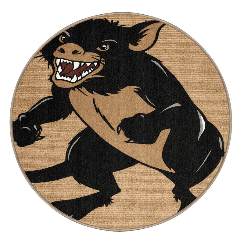  Tapis lavable Tasmanian Devil, Carré 6 pi