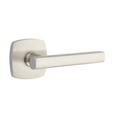 Flat Privacy (Bed & Bath) Door Lever with Square Rosette