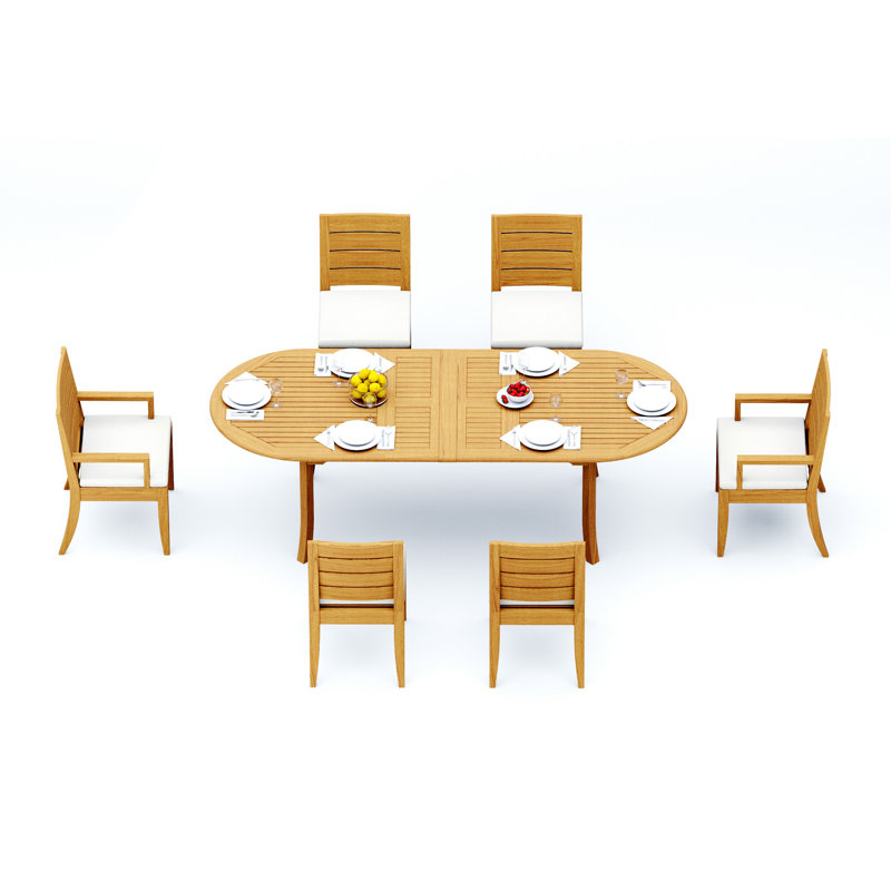 Atnas Outdoor - Piece Teak Dining Set, 6