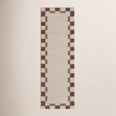 Heidi Checkered Flatweave Jute Rug