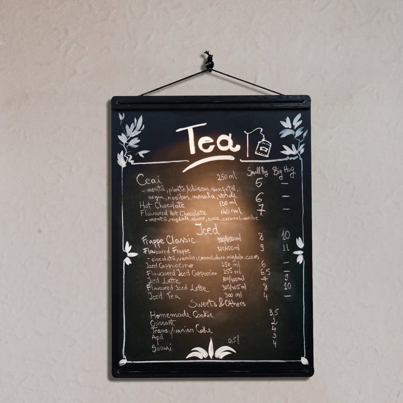 Wall Mounted MEMO Chalkboard