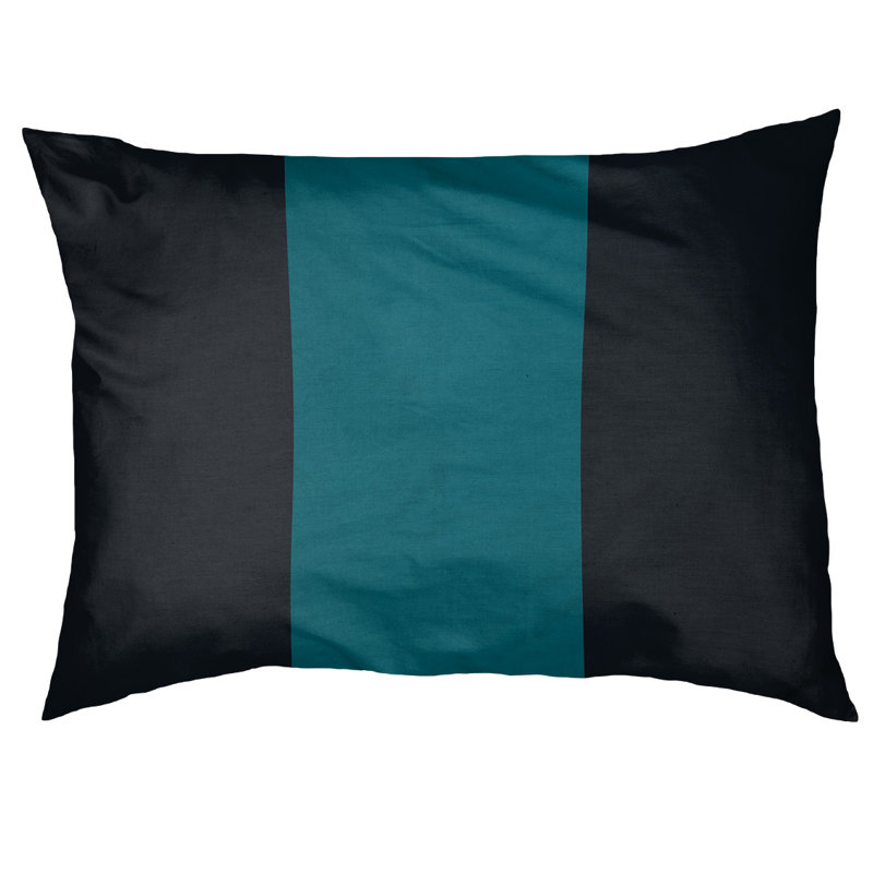Polyester Pet Bed, Medium (28" W x 18" D x 6" H), Black/Teal