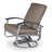 Askar Swivel Powder Coated Aluminum Outdoor Lounge Chair-19643670-19643682-19643686