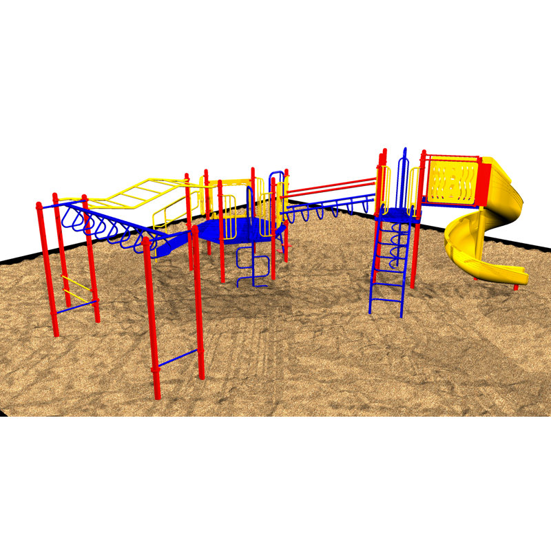 Système de jeu 5 à 12 ans, Rouge, bleu et jaune
