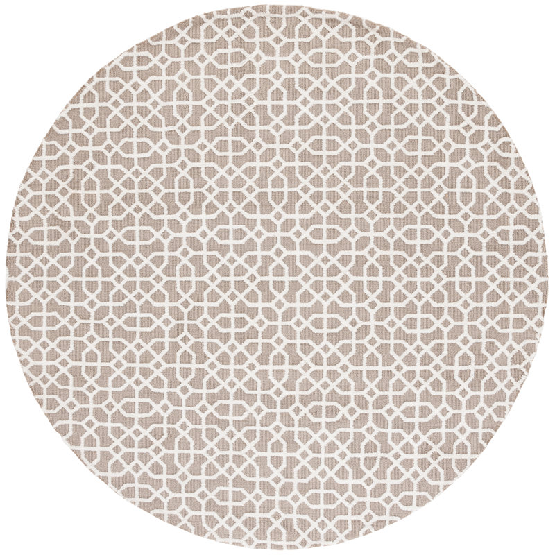 Makaylynn Performance Performance Geometric Rug, Round 6'