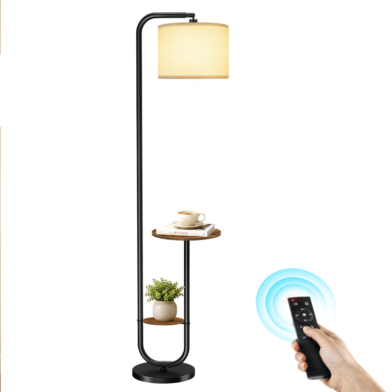 66.54" Tray Table Floor Lamp with Remote Control