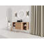 Meuble-lavabo mural 48 po avec lavabo d'art en céramique et 2 tablettes de rangement-1242714853-1242714850