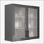 Armoire murale polyvalente avec tablettes réglables pour différentes pièces