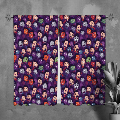 Paire de rideaux obscurcissant en polyester Bael