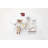 Candle Garden Kit With Bottle Brush Trees, Tealight, Pinecones And Wood Figures