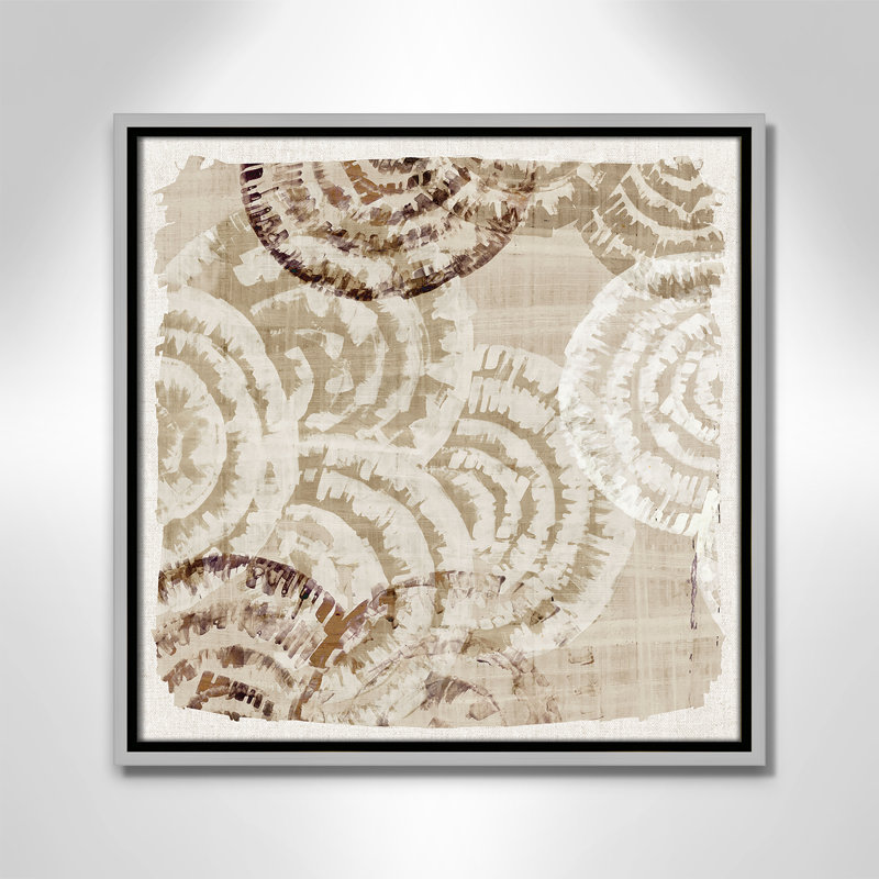 Motif Whicker II par Eva Watts, H 17,5 po x l 17,5 po, Argent