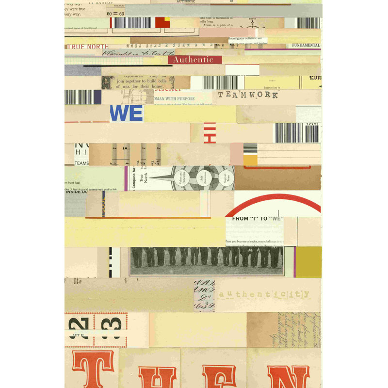 " True IV " by Nikki Galapon, 18" H x 12'' W x 1.25'' D