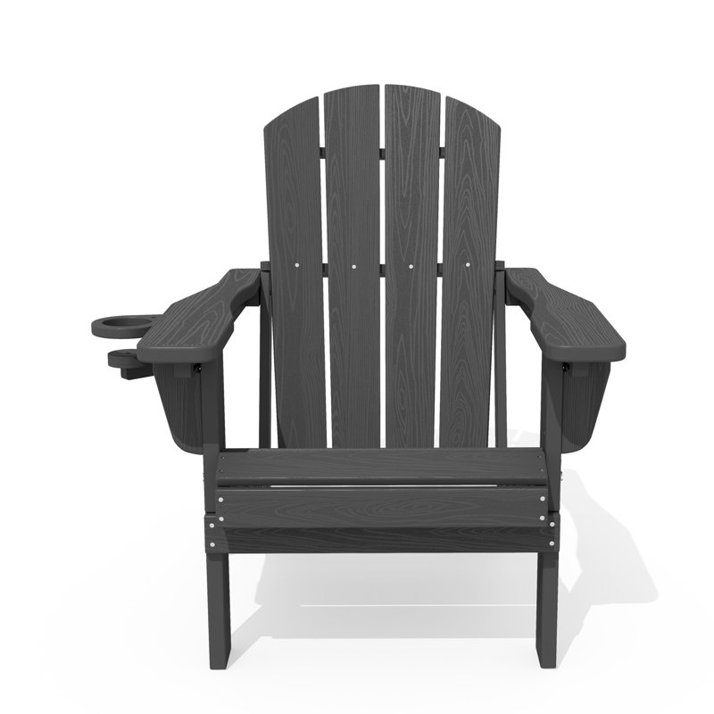 Chaise Adirondack HDPE, Gris