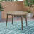 Modern Gray Wood Table, 48.64" X 48.64", Construction Patio Gray, Elegant And Functional Design-957026743