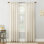 Panneau de rideau semi-diaphane avec passe-tringle en lin - Basics by Wayfair ™