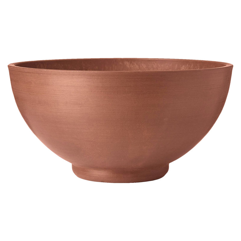 Pot à fleurs Myrie, Terra Cotta, H 8 po x l 16 po x P 16 po