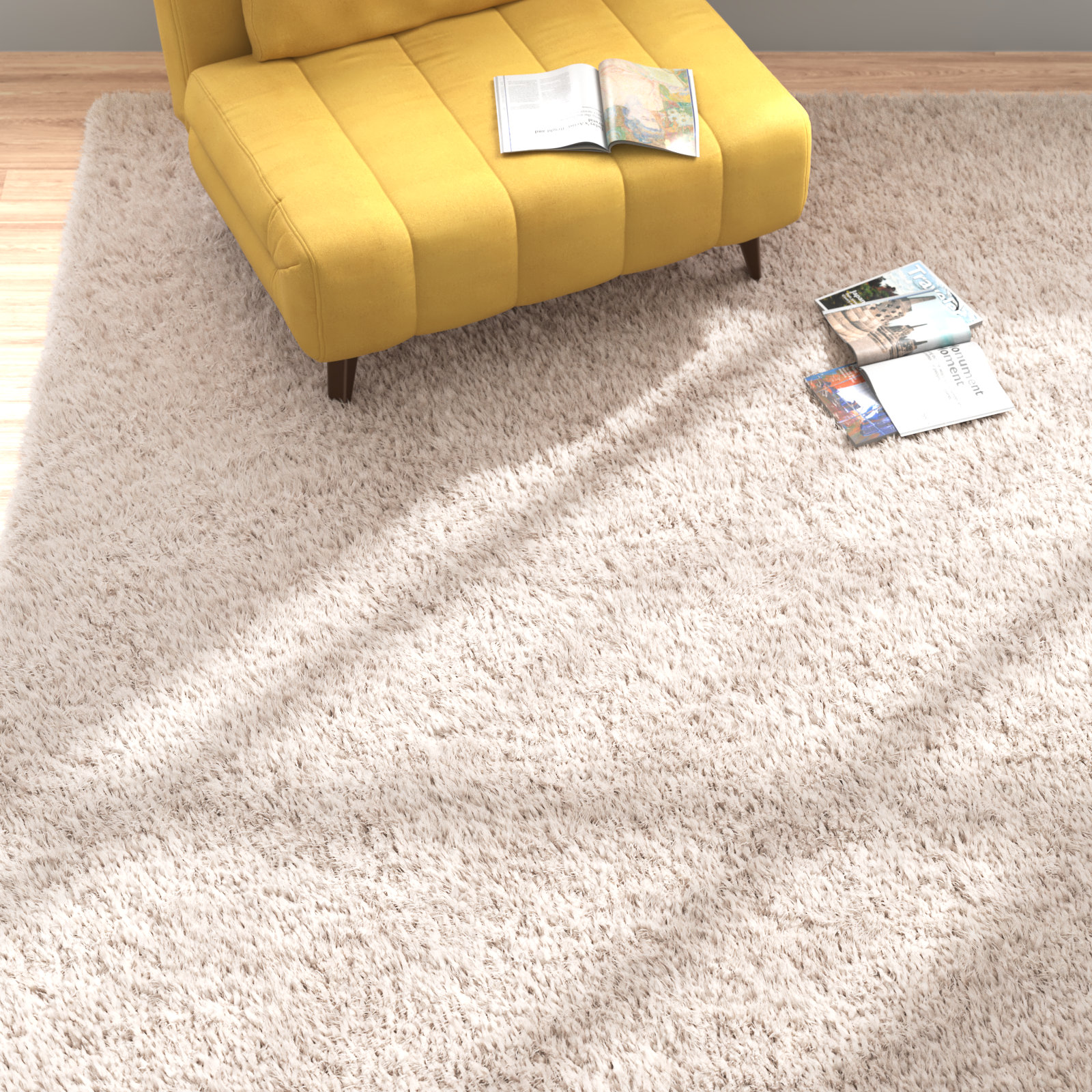 Zipcode Design™ Gilkey Beige Area Rug & Reviews | Wayfair