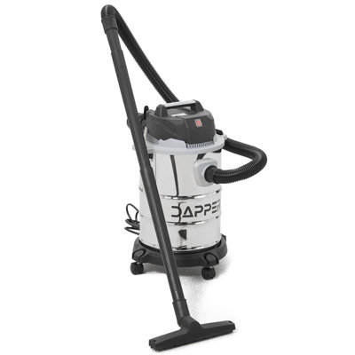 6 Gallon 3.0 Peak HP Wet/Dry Vacuum, Stainless Steel Tank, 3 in 1 Function Portable Shop Vacuum with Attachments, Ideal for Jobsite, Garage & Workshop.