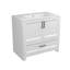 Ensemble de meuble-lavabo autoportant classique en bois massif avec lavabo 36 po-99820187