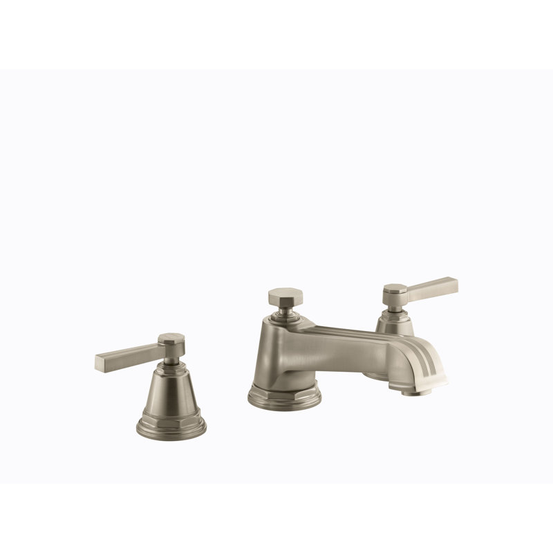 Pinstripe® Widespread Bathroom Faucet, Vibrant Brushed Bronze