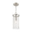 Luminaire suspendu cylindrique 1 lumière avec détails en cristal-180831351