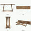 Console 63 po pour vestibule