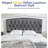 Camelback Diamond Tufted Upholstered Panel Headboard-1962771880-1962299511