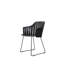 Choice Chair Indoor and Sledge Steel Base with Upholstery Cane-line Textile Seat Cover-391717258-391717431