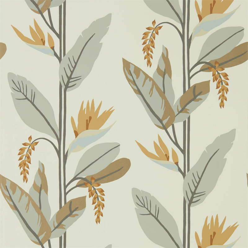 Llenya Wallpaper, Honey/Jet/Jute