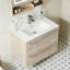  Ensemble de meuble-lavabo mural simple 30 po Katmai-1257194944