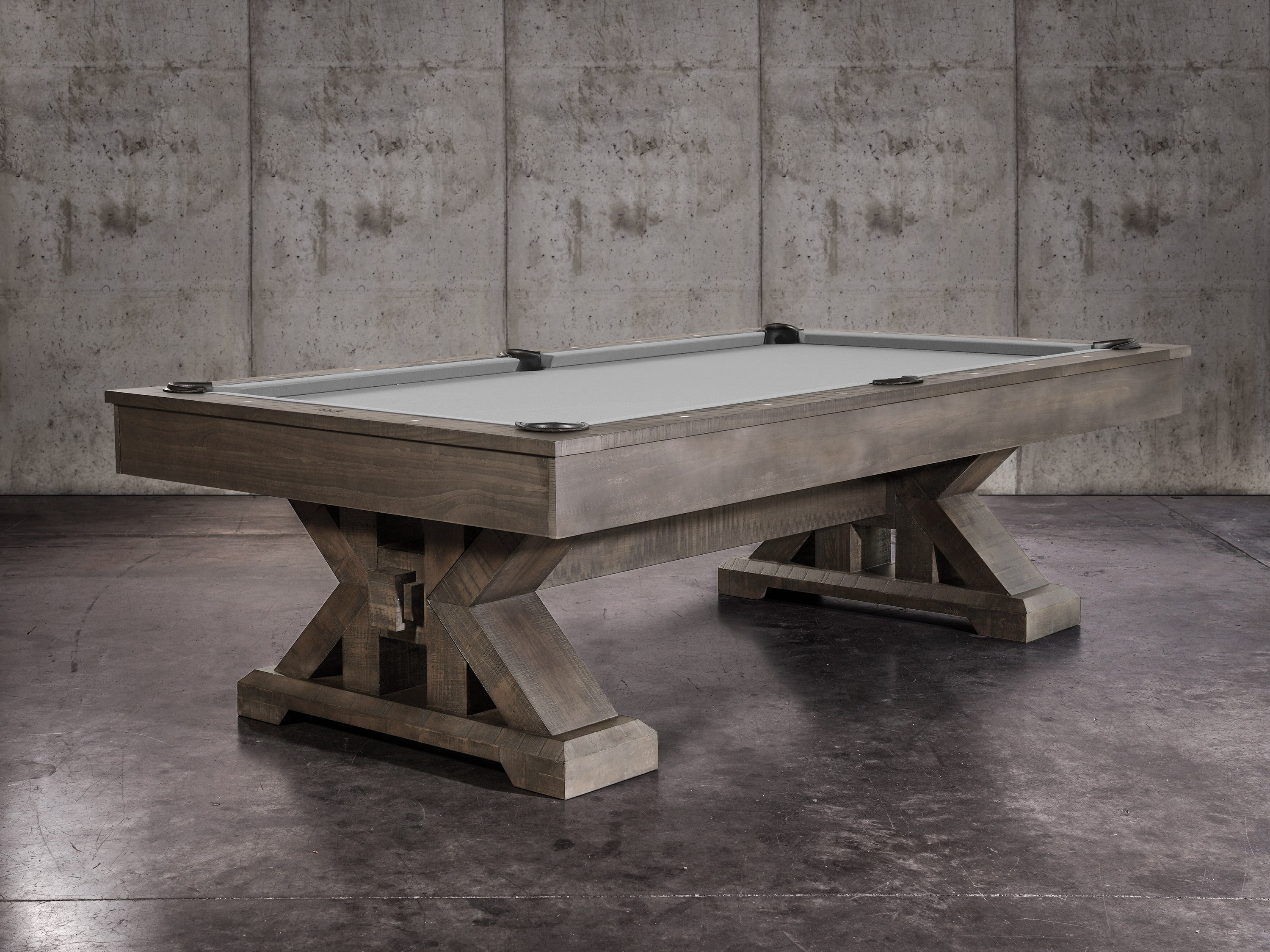 Boston 8 Foot Pool Table Ash Grey Oak