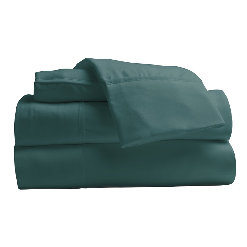 Ensemble de draps en microfibre Paarizaat 9000 Series, Bleu sarcelle, Lit simple