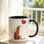 1pc Novelty Vision Heart Mug Coffee Cup Juice Cup Fun Gift.