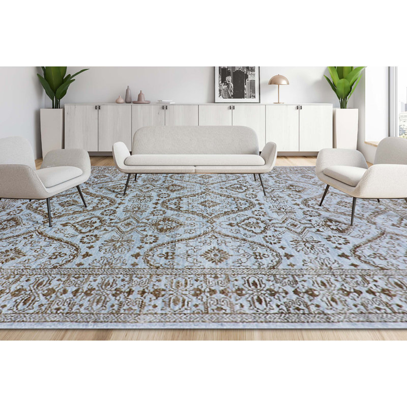 Oriental Area Rug, Rectangle 4' x 6'